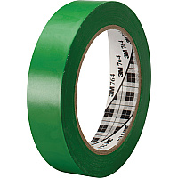 3M General-Purpose Vinyl Tape 764 36 yd Length x 1" Width x 5 mil Thickness - Green - Rubber - 4 mil - Polyvinyl Chloride (PVC) Backing - 1 Roll (764136GRN)
